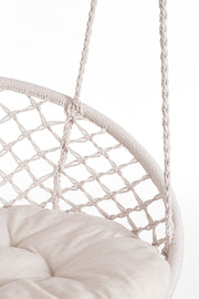 Orlando Store™ - Amaca Pensile Javier Tonda Bianca D80X130H