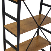 Carica l'immagine nel visualizzatore di Gallery, Orlando Store™ - Scaffale Metallo e Legno Achille 5 Piani 60x28h151cm
