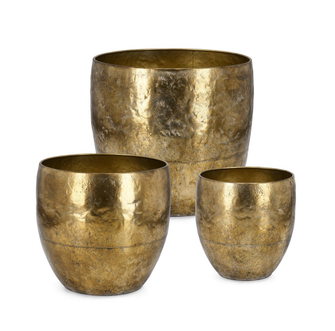 Orlando Store™ - SET 3 Porta Vaso Bimbala Tondo Oro