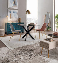 Carica l&#39;immagine nel visualizzatore di Gallery, Orlando Store™ - Credenza 4 Ante Jinan Blu
