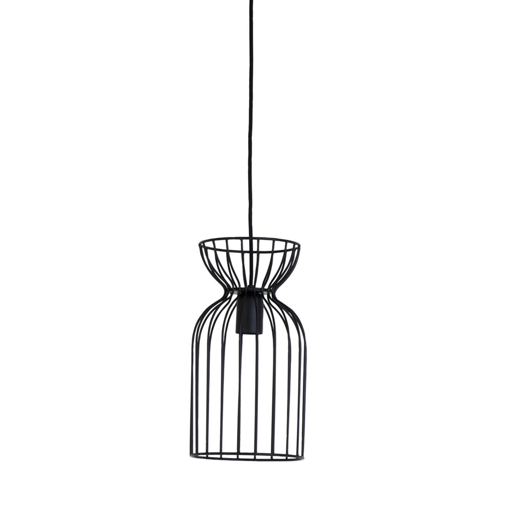 Orlando Store™ - Lampadario Ø18x34 cm Lazar Nero Opaco