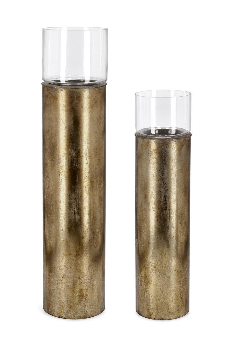 Orlando Store™ - SET 2 Porta Candela Bimbala Oro