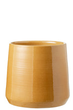 Load image into Gallery viewer, Orlando Store™ - Porta Vaso in Ceramica Ocra Extra Large
