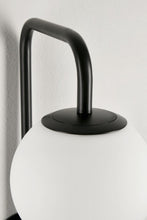 Carica l'immagine nel visualizzatore di Gallery, Orlando Store™ - Lampada Applique Delphine Tondo Nero H50
