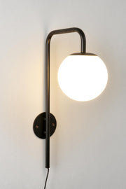 Orlando Store™ - Lampada Applique Delphine Tondo Nero H50