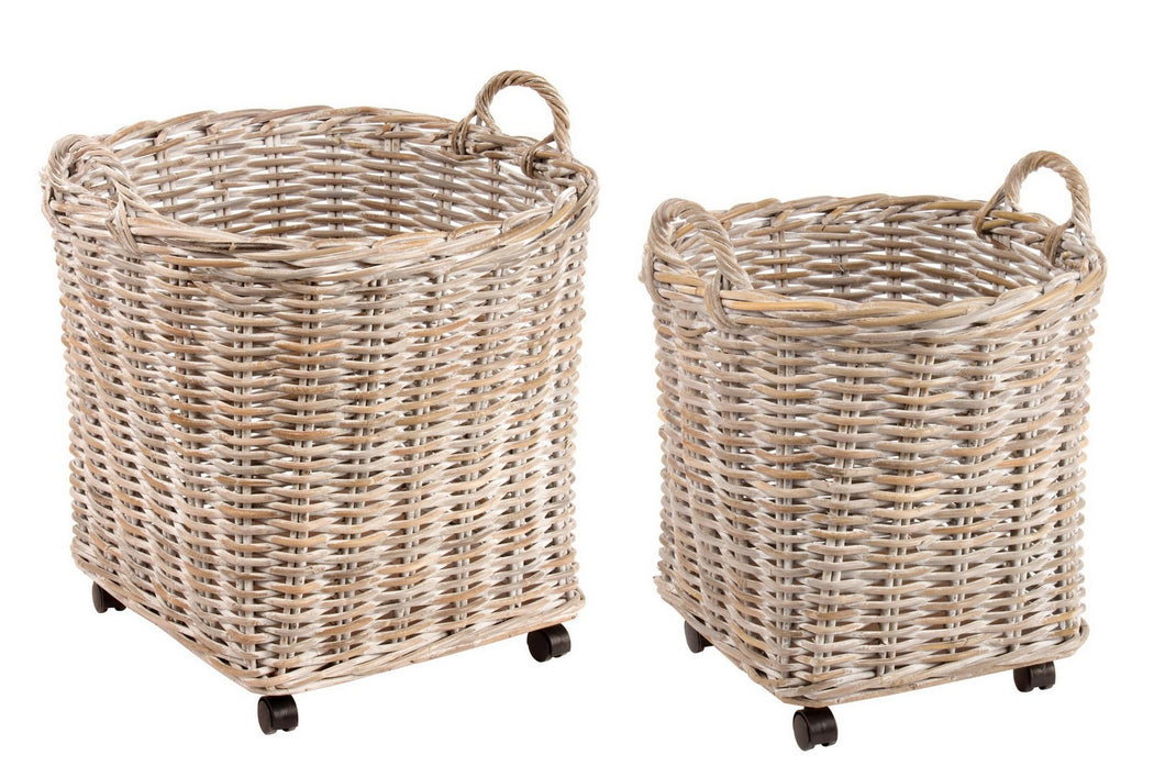 Orlando Store™ - SET 2 Cesto con Ruote Warna