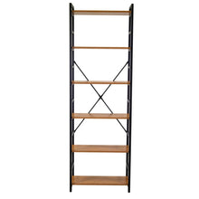 Carica l'immagine nel visualizzatore di Gallery, Orlando Store™ - Scaffale Metallo e Legno Achille 6 Piani 60x28h184,5cm
