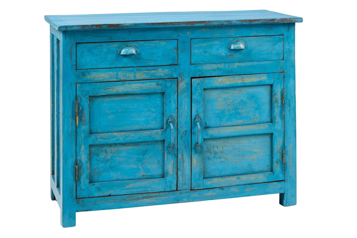 Orlando Store™ - Mobile 2 Ante 2 Sportelli Azzurro Piccolo