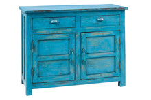 Carica l'immagine nel visualizzatore di Gallery, Orlando Store™ - Mobile 2 Ante 2 Sportelli Azzurro Piccolo
