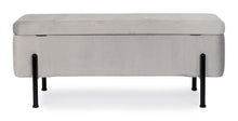 Carica l'immagine nel visualizzatore di Gallery, Orlando Store™ - Panca 2 Posti Contenitore Irina Grigio Chiaro
