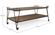 Load image into Gallery viewer, Orlando Store™ - Tavolo 2 Piani con Ruote
