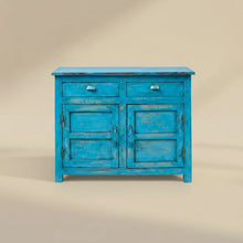 Carica l'immagine nel visualizzatore di Gallery, Orlando Store™ - Mobile 2 Ante 2 Sportelli Azzurro Piccolo
