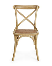 Orlando Store™ - Sedia Cross Marrone Naturale