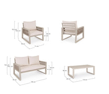 Carica l&#39;immagine nel visualizzatore di Gallery, Orlando Store™ - SET4 Salotto Captiva Peyote
