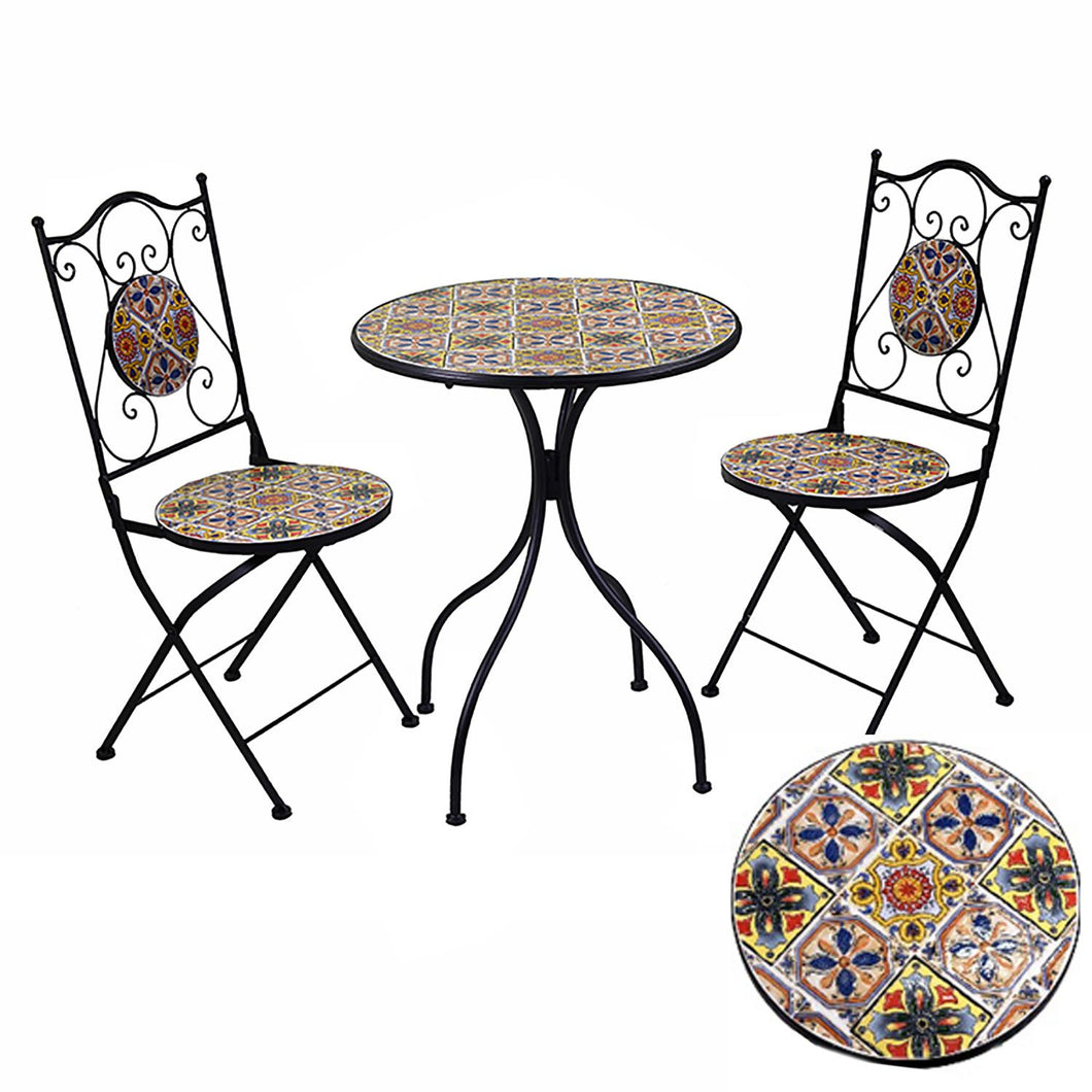 Orlando Store™ - SET Tavolo Tondo + Sedie Trapani