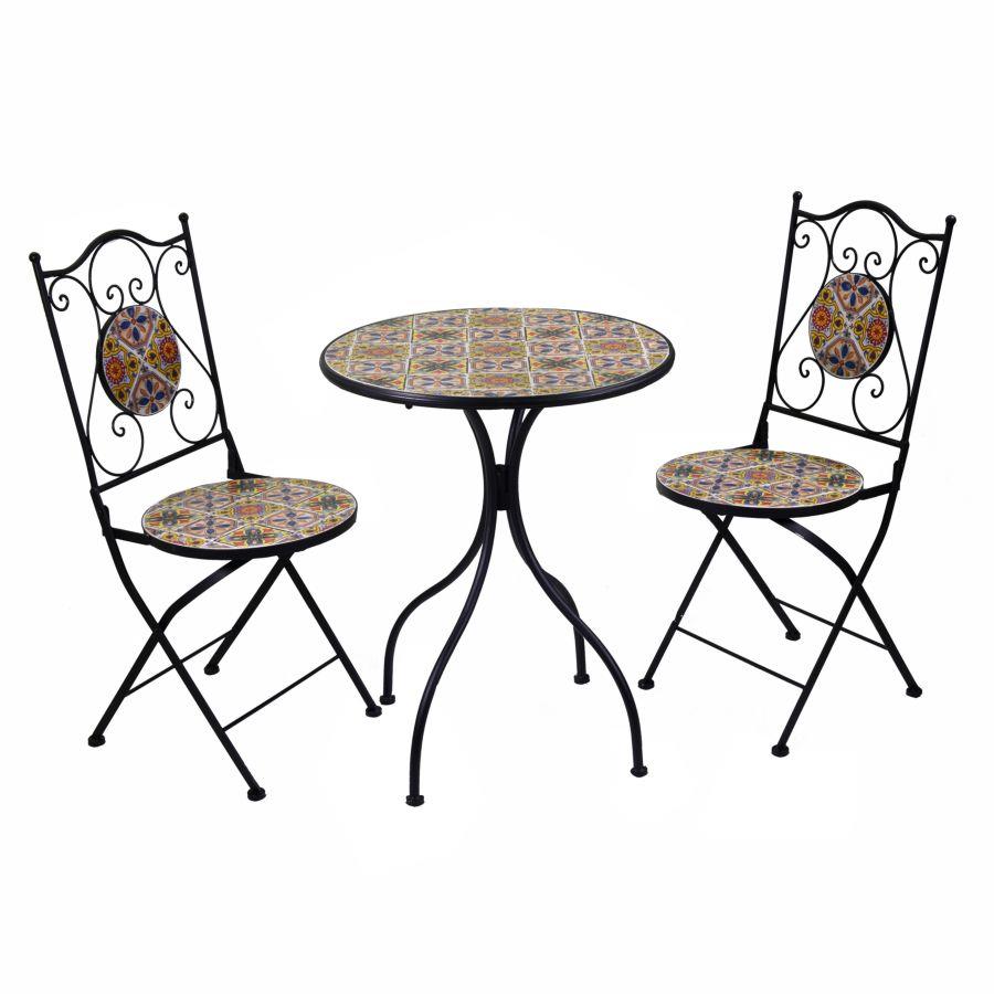 Orlando Store™ - SET Tavolo Tondo + Sedie Trapani