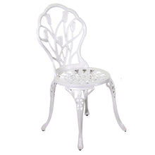 Load image into Gallery viewer, Orlando Store™ - SET Tavolo Alluminio Parma Bianco Tondo + 2 Sedie
