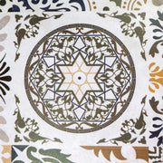 Orlando Store™ - SET Tavolo Mosaico Frigole Tondo + 2 Sedie
