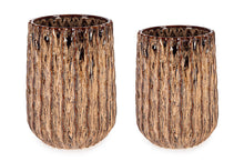 Carica l'immagine nel visualizzatore di Gallery, Orlando Store™ - SET 2 Porta Vaso Chainat Tondo Marrone
