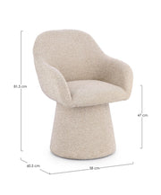 Orlando Store™ - Poltrona Girevole Antara Beige