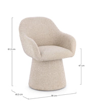 Carica l'immagine nel visualizzatore di Gallery, Orlando Store™ - Poltrona Girevole Antara Beige
