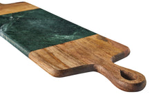 Carica l'immagine nel visualizzatore di Gallery, Orlando Store™ - Tagliere Rettangolare Doppi Manici in Legno e Marmo
