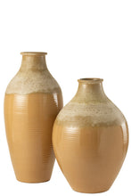 Carica l&#39;immagine nel visualizzatore di Gallery, Orlando Store™ - Vaso Moderno Ceramica Marrone Chiaro Large
