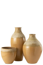 Carica l&#39;immagine nel visualizzatore di Gallery, Orlando Store™ - Vaso Moderno Ceramica Marrone Chiaro Large
