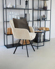 Load image into Gallery viewer, Orlando Store™ - Sedia Girevole con Braccioli Boston Ecrù
