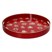 Orlando Store™ - Vassoio Gingerbread Rosso 38 cm