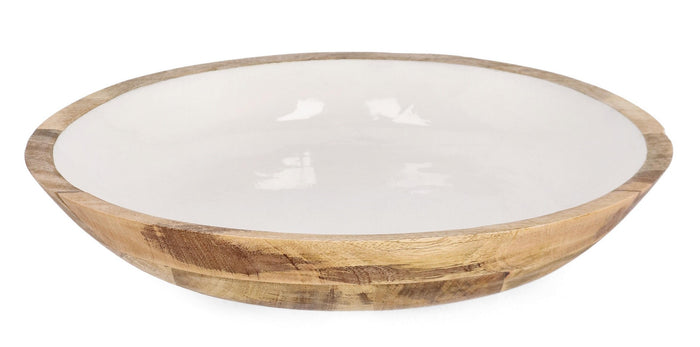 Orlando Store™ - Ciotola Knossos Basso Bianco D38X7H