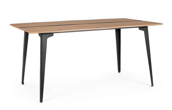 Orlando Store™ - Tavolo Melys Naturale/Nero 160X75