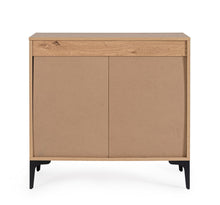Carica l'immagine nel visualizzatore di Gallery, Orlando Store™ - Cassettiera 3 Cassetti Melys Naturale/Nero 80X78H
