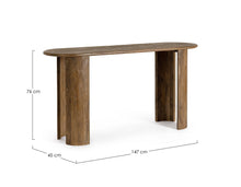 Carica l'immagine nel visualizzatore di Gallery, Orlando Store™ - Consolle Orlando Ovale Marrone
