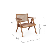 Carica l&#39;immagine nel visualizzatore di Gallery, Orlando Store™ - Poltrona Lounge Galia Naturale
