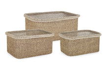 Load image into Gallery viewer, Orlando Store™ - SET3 Cesta Amalya Rettangolare Beige

