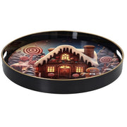Orlando Store™ - Vassoio Party Time Nero 38 cm
