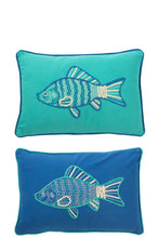 Carica l&#39;immagine nel visualizzatore di Gallery, Orlando Store™ - Cuscino Rettangolare Pesce Blu/Azzurro
