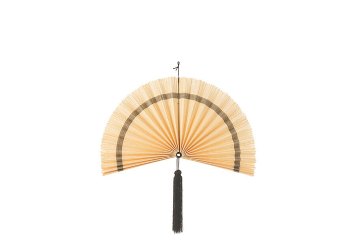 Orlando Store™ - Ventaglio Da Parete Naturale/Nero Small