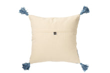 Load image into Gallery viewer, Orlando Store™ - Cuscino Quadrato Rombi Iuta/Cotone Naturale/Blu
