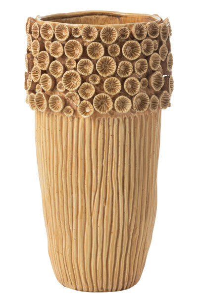 Orlando Store™ - Vaso Corallo Alto Argilla Ocra Large