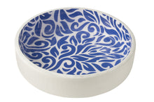Load image into Gallery viewer, Orlando Store™ - Insalatiera Motivo Floreale Legno Di Mango Blu/Bianco
