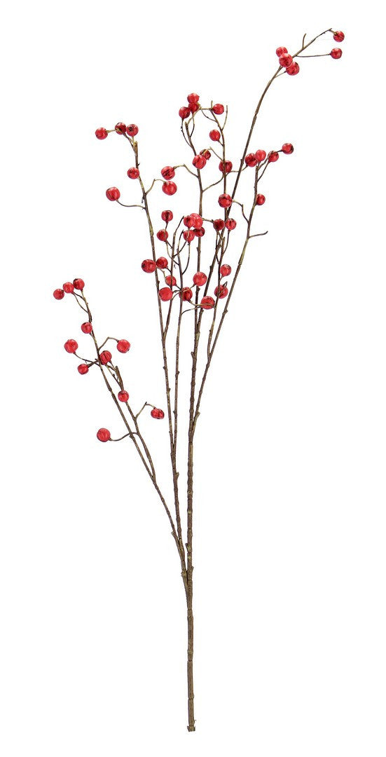 Orlando Store™ - Ramo Halyn Bacche Rosse H120CM