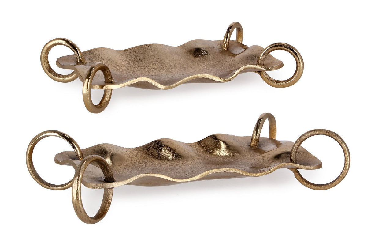 Orlando Store™ - SET 2 Vassoio Decorativo Sagar Oro
