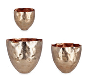 Orlando Store™ - SET 3 Porta Vaso Brighty Svasato Rosa Antico