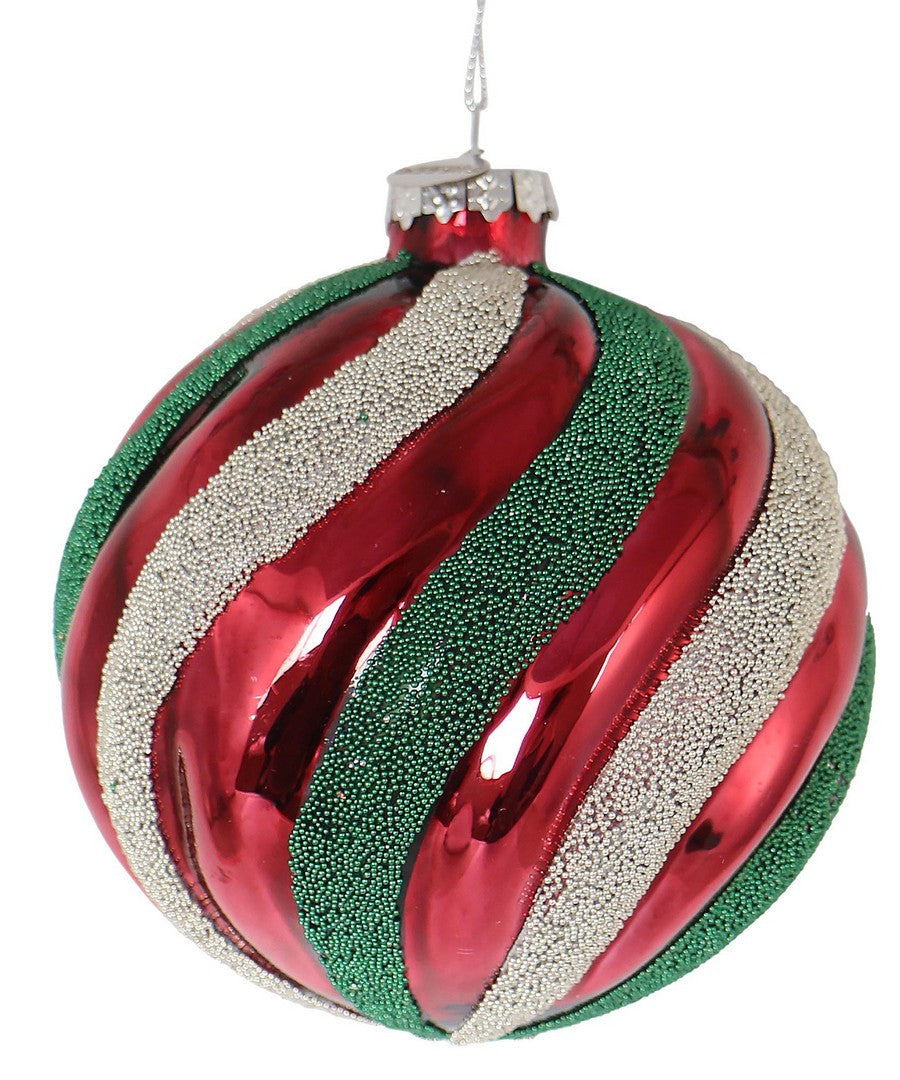 Orlando Store™ - Sfera Undulate Rossa D100