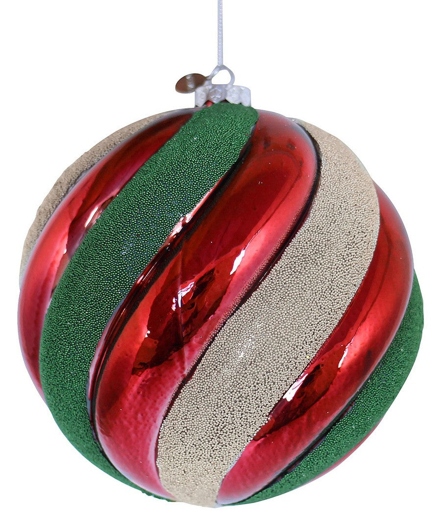 Orlando Store™ - Sfera Undulate Rossa D150