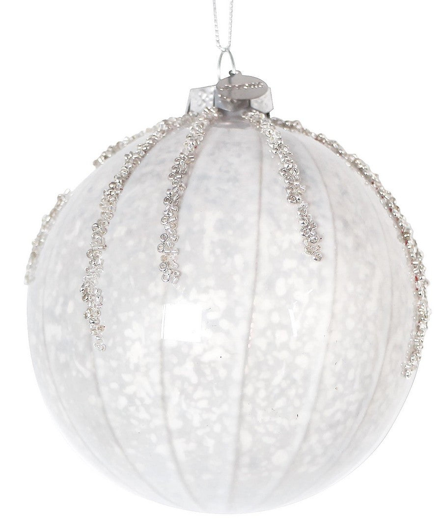Orlando Store™ - Sfera Frostfall Bianco D100