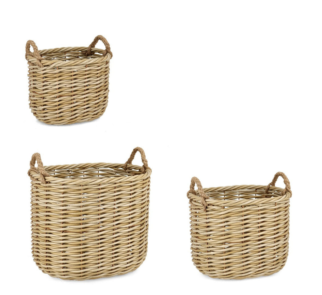 Orlando Store™ - SET3 Cesta Julen Svasato Alto Naturale