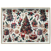 Orlando Store™ - Vassoio Party Time Bianco 48 x 35 cm